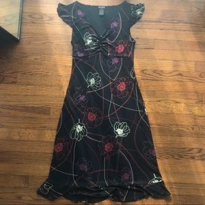 BCBG Paris black grunge dress